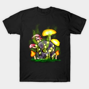 Mushroom Scull T-Shirt